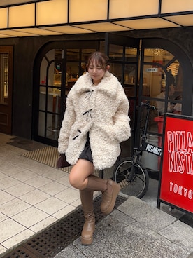 「アイテム（その他アウター）」を使った、may81oさん（レディース・153cm・20代）の秋コーディネート