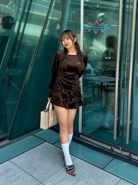 「アイテム（ワンピース）」を使った、may81oさん（レディース・153cm・20代）の夏コーディネート