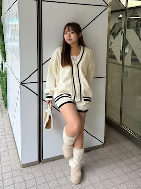 「アイテム（セットアップ）」を使った、may81oさん（レディース・153cm）の秋コーディネート