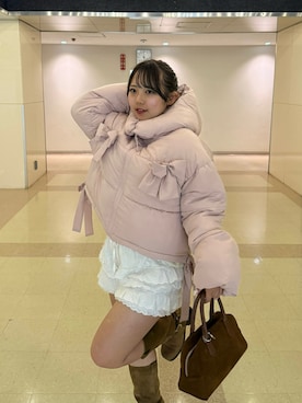 「アイテム（ブルゾン）」を使った、may81oさん（レディース・153cm）の秋コーディネート