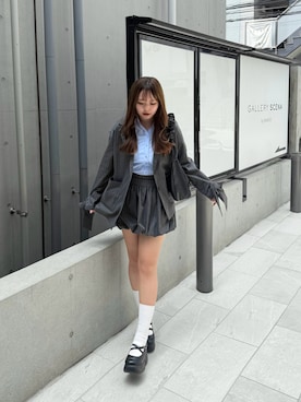 「アイテム（テーラードジャケット）」を使った、may81oさん（レディース・153cm）の夏コーディネート