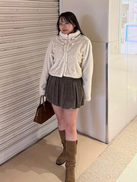 「アイテム（ブルゾン）」を使った、may81oさん（レディース・153cm）の秋コーディネート