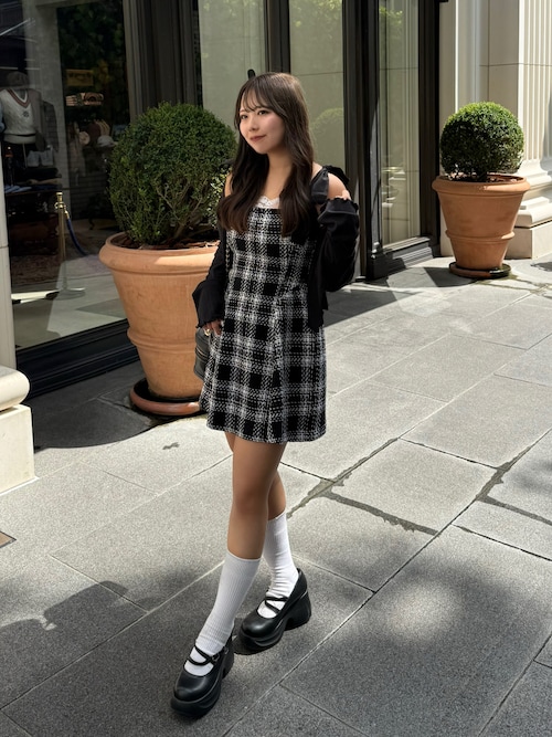 【新品未使用タグ付き】バックリボンミニジャンスカ(完売品) バックリボンドレスミニジャンスカ【大きいサイズ有】 – レディース