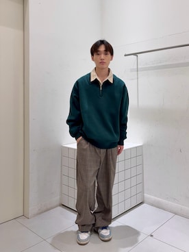 「SENSE OF PLACE by URBAN RESEARCH（センスオブプレイスバイアーバンリサーチ）のアイテム（シャツ/ブラウス）」を使った、haru081200さん（メンズ・165cm）の秋コーディネート