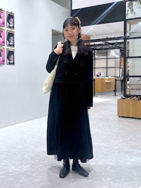 RINO🦋🤍さん（レディース・162cm）の冬コーディネート