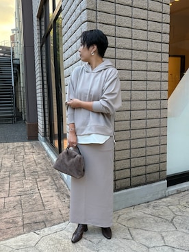 「アイテム（ワンピース/ドレス）」を使った、kakkiiijenaさん（レディース・163cm）の秋コーディネート