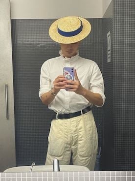 「アイテム（アナログ腕時計）」を使った、シマさん（メンズ・174cm）の秋コーディネート