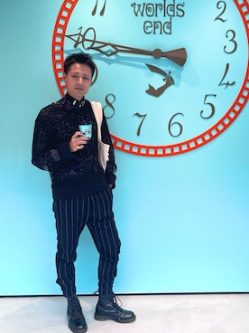 「アイテム（チョーカー）」を使った、シマさん（メンズ・174cm・20代）の秋コーディネート