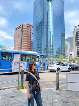 「17kg（イチナナキログラム）のアイテム」を使った、nonさん（レディース・148cm）の夏コーディネート