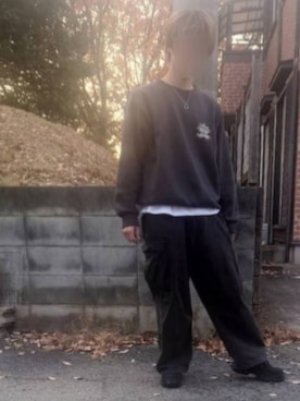 「メンズファッション」｜y9913さん（メンズ・180cm）の冬コーディネート