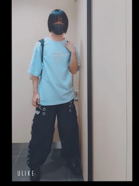 「アイテム（折りたたみ傘）」を使った、くろみんごすさん（メンズ・164cm）の夏コーディネート