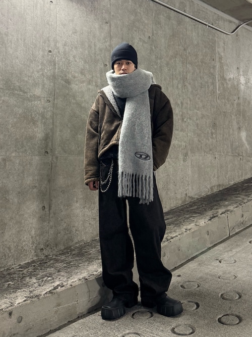 メンズ ストール S-IMON-D-LONG（マフラー）｜DIESEL（ディーゼル）の