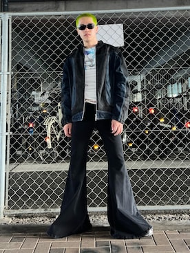 「DIESEL（ディーゼル）のアイテム」を使った、Michiyaさん（メンズ・168cm）の秋コーディネート