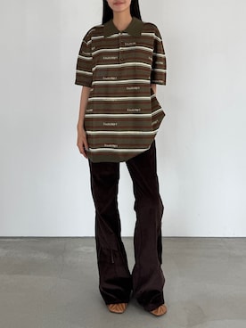 Knuth Marf（クヌースマーフ）の「Uneck fringe mesh knit