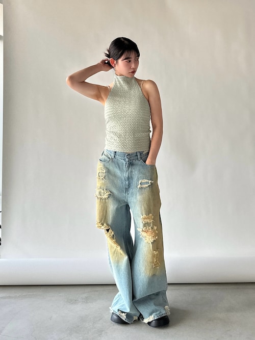 クヌースマーフ　デニムパンツ Knuth MarfKnuth Marfさんのデニムパンツを使ったコーディネート