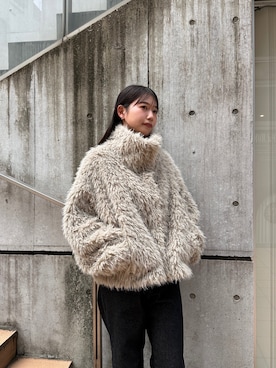 「Knuth Marf（クヌースマーフ）のアイテム（その他アウター）」を使った、Knuth Marfさん（レディース・160cm）の秋コーディネート