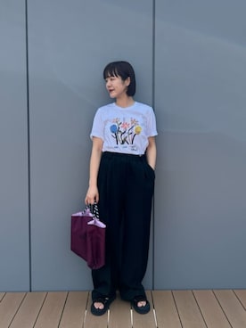 「suicoke（スイコック）のアイテム」を使った、柴田（shibata)さん（レディース・164cm）の春コーディネート