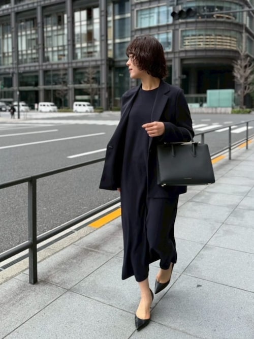 UNITED ARROWS drapy テーラードジャケット ネイビー 36 UNITED ARROWS 