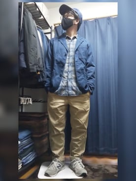 「AIGLE（エーグル）のアイテム」を使った、bbtalさん（メンズ・162cm）の春コーディネート