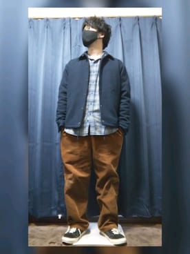 「green label relaxing（グリーンレーベルリラクシング）のアイテム（ブルゾン）」を使った、bbtalさん（メンズ・162cm）の冬コーディネート