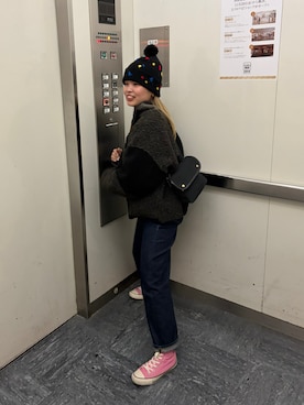 「BRADY（ブレディー）のアイテム」を使った、ぶんさん（レディース・153cm）の冬コーディネート