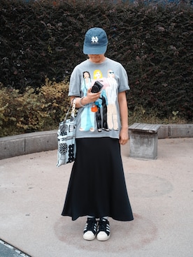 「marimekko（マリメッコ）のアイテム」を使った、ぶんさん（レディース・153cm）の秋コーディネート