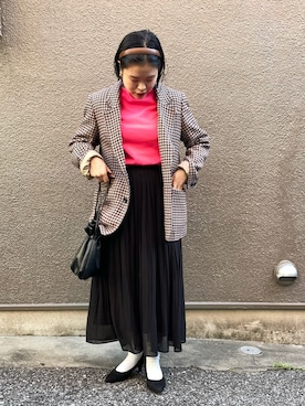 「MOUSSY（マウジー）のアイテム（ジャケット/アウター）」を使った、ぶんさん（レディース・153cm）の冬コーディネート