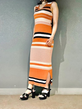 「CECIL McBEE（セシルマクビー）のアイテム（ワンピース/ドレス）」を使った、naaさん（レディース・152cm）の夏コーディネート