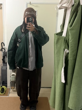 「SPINNS（スピンズ）のアイテム（パンツ）」を使った、2006さん（レディース・162cm）の冬コーディネート