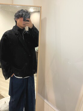 「DOOPZ（ドープス）のアイテム（テーラードジャケット）」を使った、yuuukeyさん（メンズ・164cm）の冬コーディネート