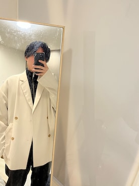 「LILL（リル）のアイテム（テーラードジャケット）」を使った、yuuukeyさん（メンズ・164cm）の冬コーディネート