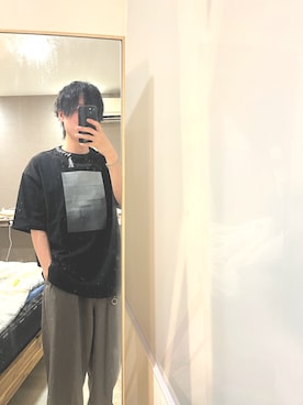 「アイテム（その他パンツ、ブラウン系）」を使った、yuuukeyさん（メンズ・164cm）の春コーディネート