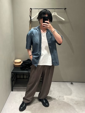 「アイテム（タンクトップ）」を使った、yuuukeyさん（メンズ・164cm）の夏コーディネート