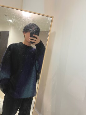 「shiki tokyo（シキトウキョウ）のアイテム（トップス）」を使った、yuuukeyさん（メンズ・164cm）の冬コーディネート
