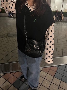 「BEAMS（ビームス）のアイテム（シャツ/ブラウス）」を使った、SHさん（レディース・158cm）の春コーディネート