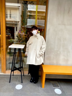 「ENFOLD（エンフォルド）のアイテム（ジャケット/アウター）」を使った、eal1107さん（レディース・150cm）の冬コーディネート