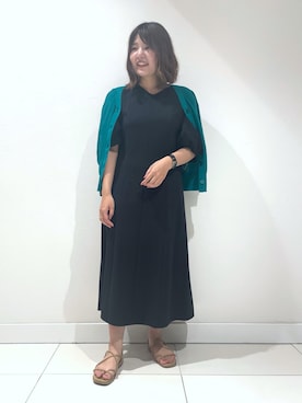 「袖ボリューム」｜「アイテム（その他）」を使った、YUUKIさん（レディース・157cm）の秋コーディネート