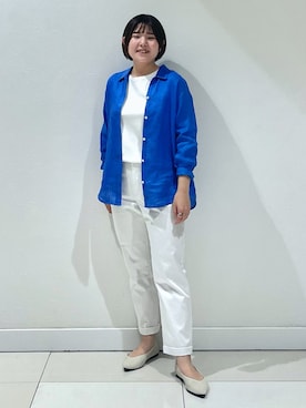 「インディヴィ」｜「アイテム（タンクトップ）」を使った、YUUKIさん（レディース・157cm）の春コーディネート