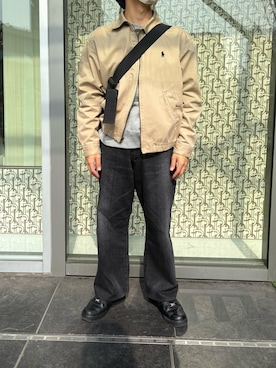 「Graphpaper（グラフペーパー）のアイテム（パンツ）」を使った、kazukingさん（メンズ・163cm）の春コーディネート