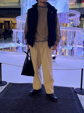 「stein（シュタイン）のアイテム」を使った、kazukingさん（メンズ・163cm）の冬コーディネート