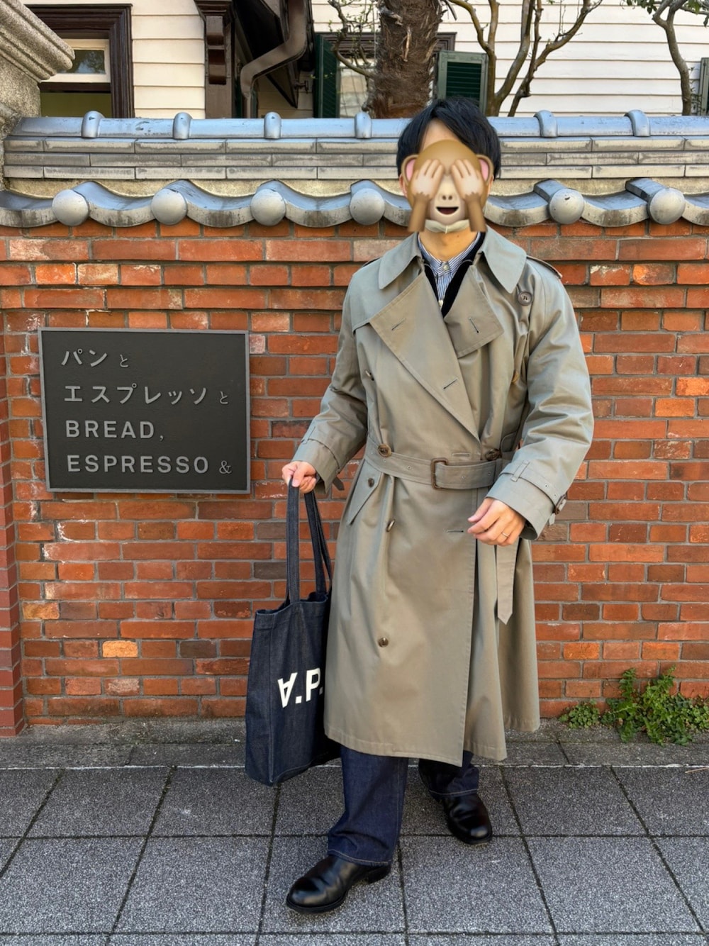 CIOTAのトレンチコートを使った人気ファッションコーディネート