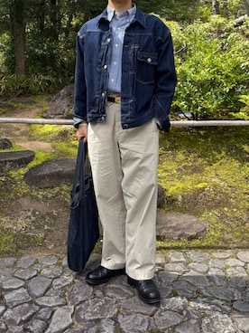 「A.P.C.（アーペーセー）のアイテム」を使った、kazukingさん（メンズ・163cm）の春コーディネート