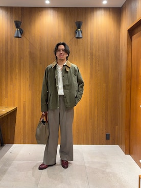 松井 颯真（マツイ ソウマ）さん（メンズ・175cm）の冬コーディネート