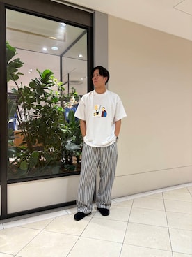 「URBAN RESEARCH（アーバンリサーチ）のアイテム（パンツ）」を使った、おいちゃんさん（メンズ・174cm）の夏コーディネート