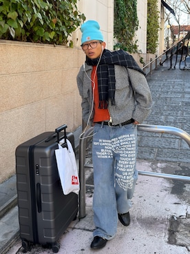 「TOGA（トーガ）のアイテム」を使った、らいさん（メンズ・165cm）の春コーディネート