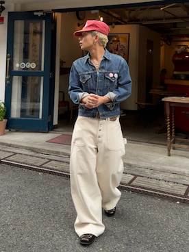 「Levi's（リーバイス）のアイテム」を使った、らいどさん（メンズ・165cm）の秋コーディネート