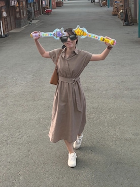 「H&M（エイチ・アンド・エム）のアイテム（バッグ）」を使った、桜都さん（レディース・166cm）の夏コーディネート