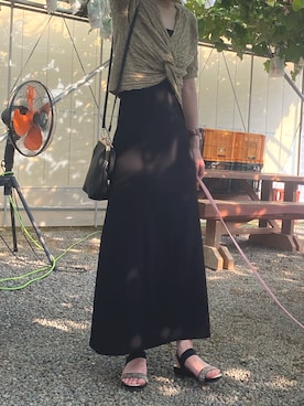 「アイテム（ワンピース/ドレス）」を使った、桜都さん（レディース・165cm・20代）の夏コーディネート