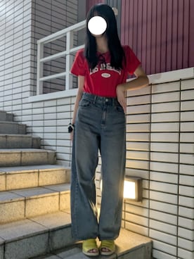 「GU（ジーユー）のアイテム」を使った、chocolateさん（レディース・160cm）の夏コーディネート