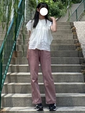 「ピンクパンツ」｜chocolateさん（レディース・160cm）の夏コーディネート